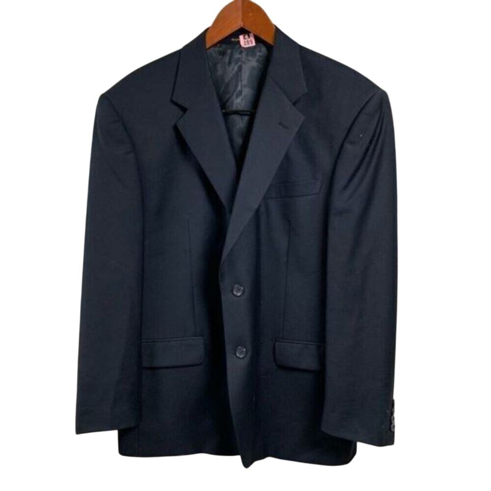 Richard Harris Wool Blazer sz 44R Blue # H381